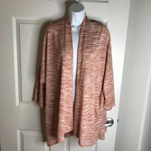 B Collection by Bobeau Women's Open Drape Front Cardigan Sweater ~ Size 3X